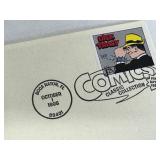 Comic Strip Classics Stamp Sheets Lot of 4 - Super Heroes, Dick Tracy & First Day of Issue