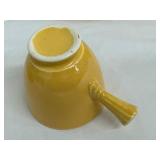 Vintage Fiesta Homer Laughlin Genuine Fiesta USA Vintage Yellow Dinnerware Set - 7 Dinner Plates