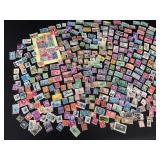 Vintage Postal Stamp Collection - Large Mixed Lot US & International Stamps