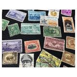 Vintage Postal Stamp Collection - Large Mixed Lot US & International Stamps