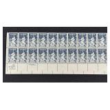 US 20c Babe Ruth Baseball Stamp Panel - 1983 USPS Sheet