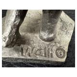 Hudson Walli Pewter Figurines - Signed Walli (Lot of 3)