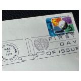 Philatelic Stamps & First Day Covers Lot - US & UN Issues