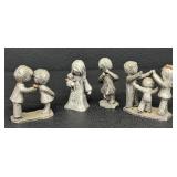 Four Vintage Hudson Walli Ortman Pewter Figurines