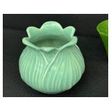 Red Wing Tulip #894 Planters - Vintage Art Pottery Lot of 4 including a Vintage Red Wing Tulip #894 Planter