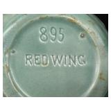 Red Wing Tulip #894 Planters - Vintage Art Pottery Lot of 4 including a Vintage Red Wing Tulip #894 Planter