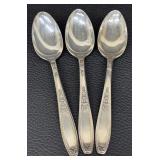 Vintage 1847 Rogers Bros Spoons - Silver Plate - Lot of 3