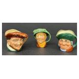 Vintage Royal Doulton Toby Jugs - Drake, Arriet, Toby Philpots