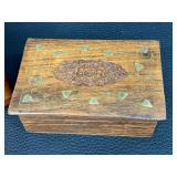 Lane Vintage Dresser Box with Red Bakelite Jewelry Box & Trinket Boxes - Pre-Owned