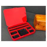 Lane Vintage Dresser Box with Red Bakelite Jewelry Box & Trinket Boxes - Pre-Owned