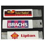 Vintage Advertising Carton Cutters - Lot of 5 (Lipton, Minute Maid, Kemps, Brach