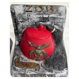 Vintage Masonic Shriners Bookends - Lot of 2