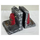 Vintage Masonic Shriners Bookends - Lot of 2