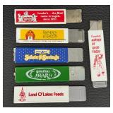 Carton Cutter Set - Vintage Advertising Box Cutters Lot of 6