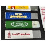 Carton Cutter Set - Vintage Advertising Box Cutters Lot of 6