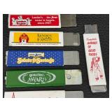 Carton Cutter Set - Vintage Advertising Box Cutters Lot of 6