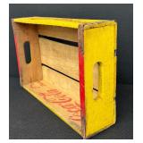 Coca-Cola Vintage Wooden Crate - 1964 Bottle Crate with Red Logo