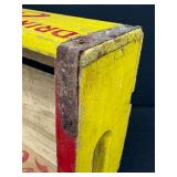 Coca-Cola Vintage Wooden Crate - 1964 Bottle Crate with Red Logo