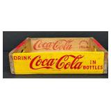 Coca-Cola Vintage Wooden Crate - 1964 Bottle Crate with Red Logo