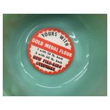 Set of Three Vintage Fire-King Jadeite Single Spout Skillet Bowls