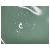 Set of Three Vintage Fire-King Jadeite Single Spout Skillet Bowls