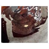 Antique Red Ware Pitcher including an Antique Bennington Pottery Brown Drip Glaze Pitcher