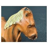 Antique AUB-RUBR Horses - Antique Toy Horses on a Wheeled Base, Pair