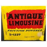 Vintage S-1227 Antique Limousine Toy Car - Friction-Powered - Made in Japan