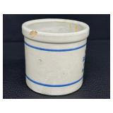 Vintage Lambrecht Butter Crock & Red Wing Beater Jar