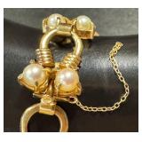 14K Gold Pearl Bracelet