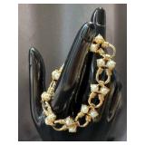 14K Gold Pearl Bracelet