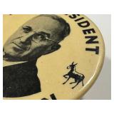 Vintage Harry S. Truman 1948 Presidential Campaign Pin-Back Button