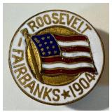 Antique Roosevelt-Fairbanks 1904 Campaign Medal
