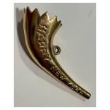 Vintage 14K Gold Happy New Year Charm Pendant