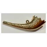 Vintage 14K Gold Happy New Year Charm Pendant