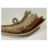 Vintage 14K Gold Happy New Year Charm Pendant