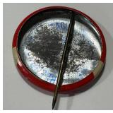 Antique Just Roosevelt Campaign Button / Antique Rooster Roosevelt Pin-Back / Campaign Button