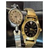 Vintage Watches - 8 Quartz Timepieces: Timex, Seiko, Armitron, Enicar