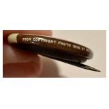 Antique Presidential Political Taft & Sherman 1908 Campaign Pin-Back /Button / Antique Taft Political Pin Back