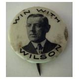 Vintage Wilson Political Campaign Pin-back Button
