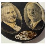 Vintage Hoover & Curtis Political Campaign Button Pair - 1928