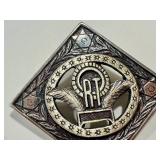 Vintage ORT Sterling Star of David Lapel Pin - Vintage ORT Jewelry