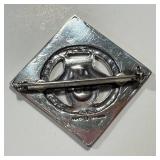 Vintage ORT Sterling Star of David Lapel Pin - Vintage ORT Jewelry