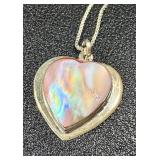 Vintage Silver & Sterling Jewelry Lot - Butterfly & Floral Inlays, 22-inch Necklaces, Mexico Alpaca