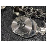Vintage Sterling Silver Charm Bracelet