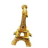 18K Gold Eiffel Tower Charm Pendant