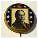 Antique William Howard Taft Antique Political Pin Back