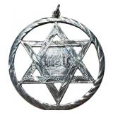 Vintage Star of David Pendant - Sterling Silver