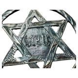 Vintage Star of David Pendant - Sterling Silver