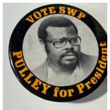 Vintage Pulley for President & Vice-President Campaign Buttons - Vintage SWP Pins